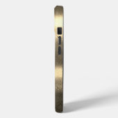 Coole Gold Look Dragonfly Monogramm-Initialen Case-Mate iPhone Hülle (Rückseite / Links)