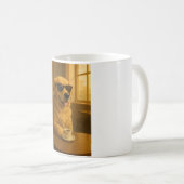 Coole Golden-Retriever-Kaffeetasse Kaffeetasse (VorderseiteRechts)