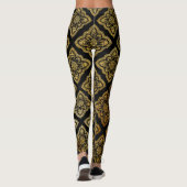 coole Goldfolie Leggings (Rückseite)