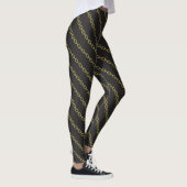 Coole Goldketten Schwarze Leggings (Rechts)
