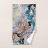 Coole Goldmarmortextur Badhandtuch Set (Handtuch)