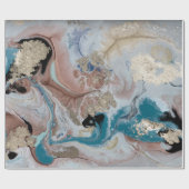 Coole Goldmarmortextur Geschenkpapier (Flach)