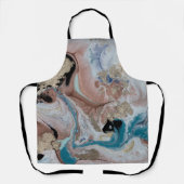 Coole Goldmarmortextur Schürze (Vorderseite)
