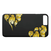 Coole Goldwolke kopiert schwarze iPhone 7 Plusfall Case-Mate iPhone Hülle (Rückseite (Horizontal))