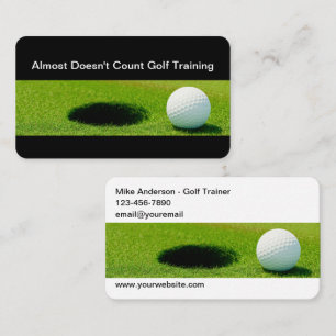 Coole Golf-Trainings-Coach Visitenkarten Visitenkarte