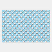 coole Golfsportfreunde mit Fliesen Geschenkpapier Set (Vorderseite 2)