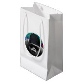 Coole Gorilla-Geschenktasche Kleine Geschenktüte (Vorderseite Schrägansicht)