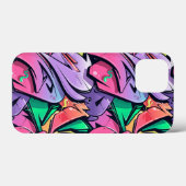 coole Graffiti Case-Mate iPhone Hülle (Rückseite (Horizontal))