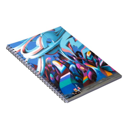 Coole Graffiti-Mauer Notizblock (Rechte Seite)