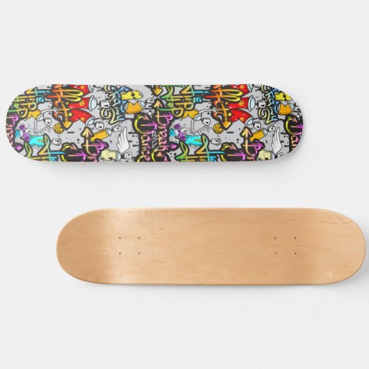 Coole Graffiti-Skateboard Skateboard (Horizontal)