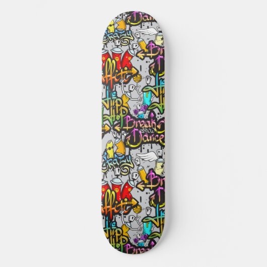 Coole Graffiti-Skateboard Skateboard (Vorderseite)