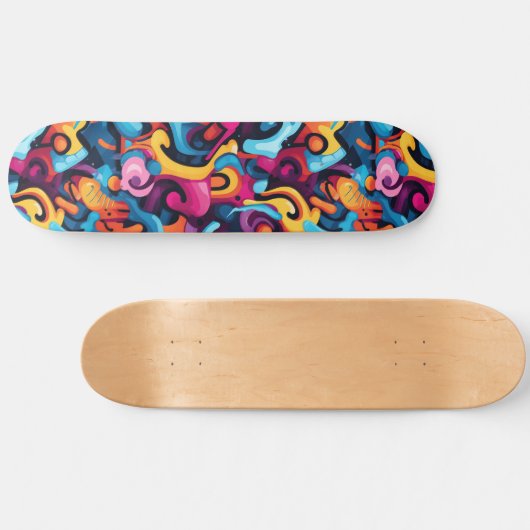 Coole Graffiti-Skateboard Skateboard (Horizontal)