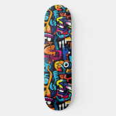 Coole Graffiti-Skateboard Skateboard (Vorderseite)