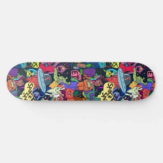 Coole Graffiti-Skateboard Skateboard (Horizontal)