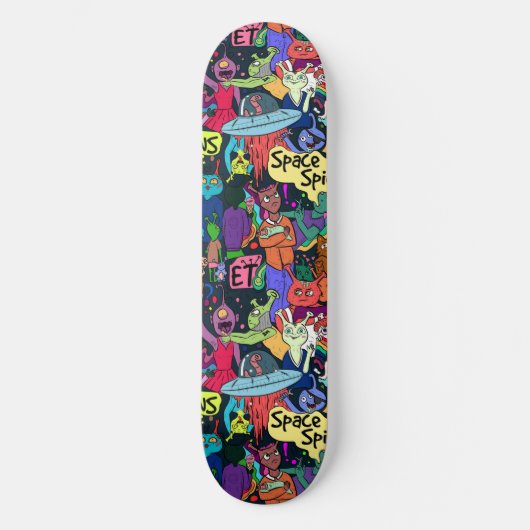 Coole Graffiti-Skateboard Skateboard (Vorderseite)