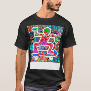 coole Graffiti Skater Skateboard Hip Hop Tänzer 1 T-Shirt