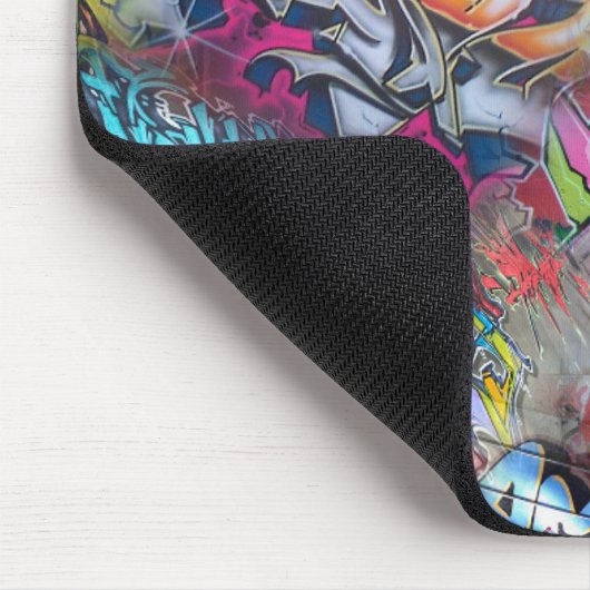 Coole Graffiti-Straßen-Kunst abstrakt Mousepad (Ecke)