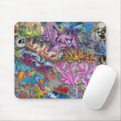 Coole Graffiti-Straßen-Kunst abstrakt Mousepad (Mit Mouse)