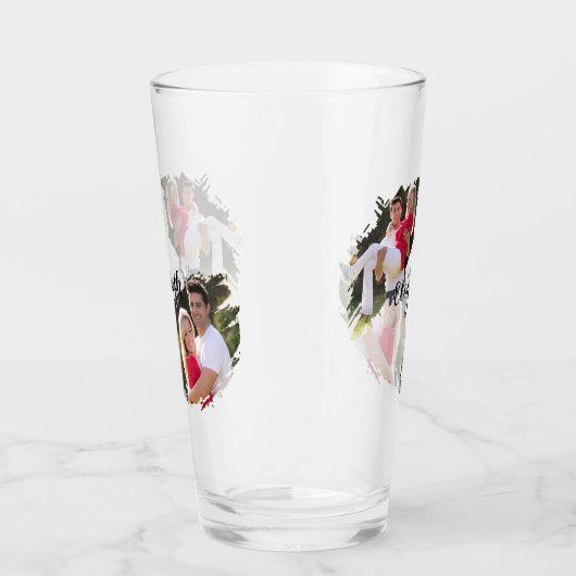 Coole Graffiti Torn Effect Fotos Mit Monogramm Bie Glas (Links)