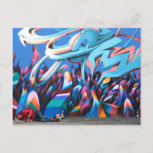Coole Graffiti-Wand