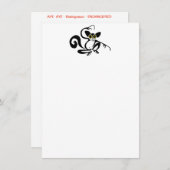 Coole Grafik AYE-AYE - Primat - Lemur - Madagaskar Einladung (Vorne/Hinten)