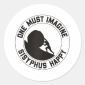 Coole Grafikausgabe Runder Aufkleber (Vorderseite)