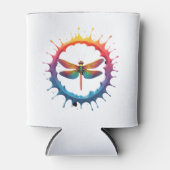 Coole grafische Gefärbte Krawatte Sonnenbrille Dra Dosenkühler (Vorderseite)