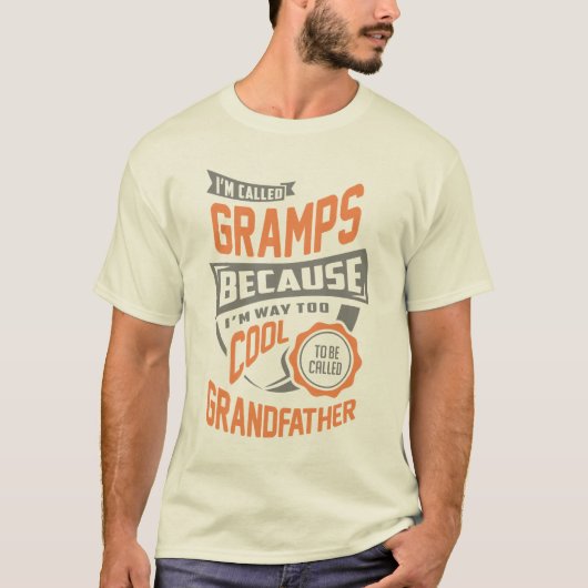 Coole Gramps. Perfektes Geschenk! T-Shirt (Vorderseite)