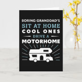 Coole Granddads fahren Motorhome Geschenk Karte (Gelbe Blume)