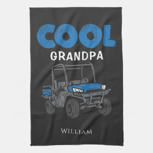Coole Grandpa-Proud-Familie Geschirrtuch