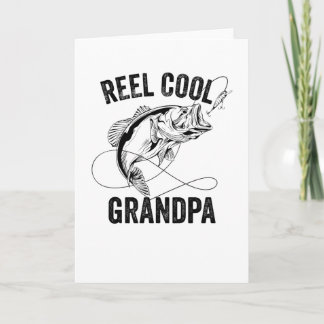 Coole Grandpa Retro Väter Tag Fischen Geschenk Karte