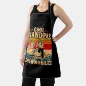 Coole Grandpas Reiten Schneemobile Snowmobile Snow Schürze (InSitu)