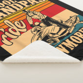 Coole Grandpas Reiten Schneemobile Snowmobile Snow Sherpadecke (3/4)