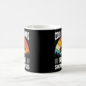 Coole Grandpas Reiten Snowmobile Garndpa Verwandlungstasse (Mittel)