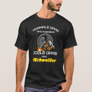 Coole Grandpas, Schiff des Funny Welder Metal Buil T-Shirt