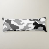 Coole graue Camouflage Kissen (Rückseite)