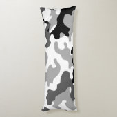 Coole graue Camouflage Kissen (Rückseite (Vertikal))