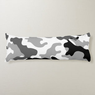 Coole graue Camouflage Kissen