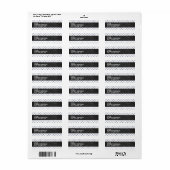 Coole graue Polka-Punkte; Retro-Halbpension (Vorne)