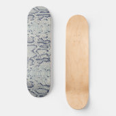 Coole graue Schlange Hautfarbe Skateboard (Vorderseite)