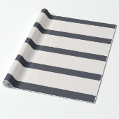 Coole, graue und weiße Bleistift-Streifen Geschenkpapier (Ungerollt)