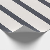 Coole, graue und weiße Bleistift-Streifen Geschenkpapier (Ecke)
