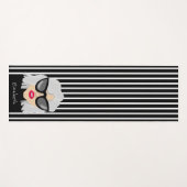 Coole grauhaarige Frau mit BrillenIndividuelle Nam Yogamatte (Vorderseite (Horizontal))