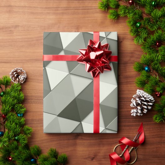 Coole Graustufendreiecke Geschenkpapier (Feiertagsgeschenk)