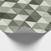 Coole Graustufendreiecke Geschenkpapier (Ecke)