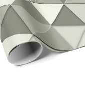 Coole Graustufendreiecke Geschenkpapier (Rolleneckpunkt)