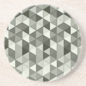 Coole Graustufendreiecke Getränkeuntersetzer (Vorne)