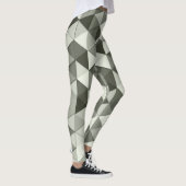 Coole Graustufendreiecke Leggings (Rechts)