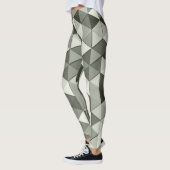Coole Graustufendreiecke Leggings (Links)