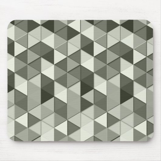 Coole Graustufendreiecke Mousepad (Vorne)